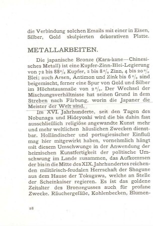 Metallarbeiten