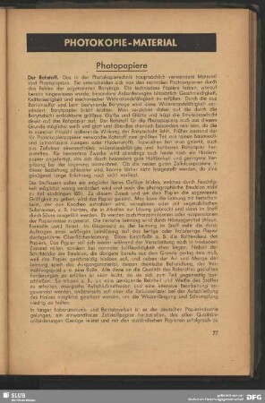 Photokopie-Material