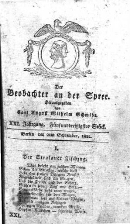 35. Stueck, 2. September 1822