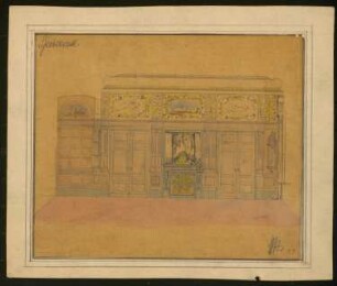 Villa Siemens, Berlin-Wannsee: Wandabwicklung Speisesaal