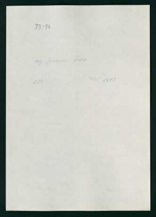 Testimonium theologicum et ordinatioris der theol. Fakultät für Mag. Johannes Üelin aus Esslingen.
