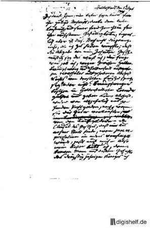 25: Brief von Johann Wilhelm Ludwig Gleim an Johann Joachim Eschenburg