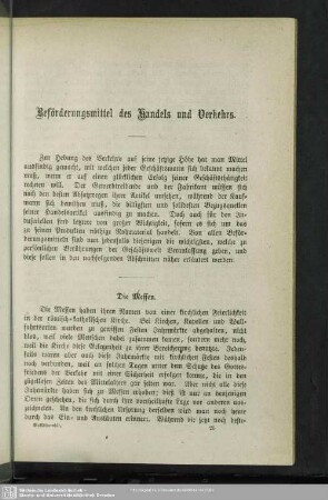 Beförderungsmittel des Handels und Verkehrs
