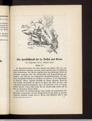 Die Herbstschlacht bei La Basseé und Arras