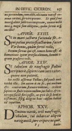 Aphor. XXV.