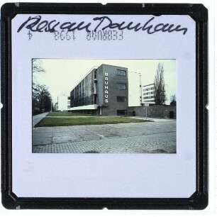 Dessau, Bauhaus : Werkstattgebäude von Südosten