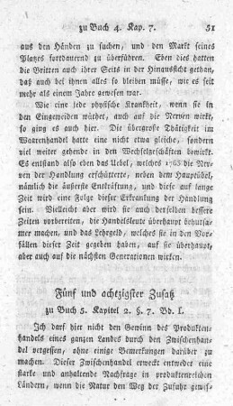 Fünf und achtzigster Zusatz zu Buch 5. Kapitel 2. §. 7. Bd. 1.