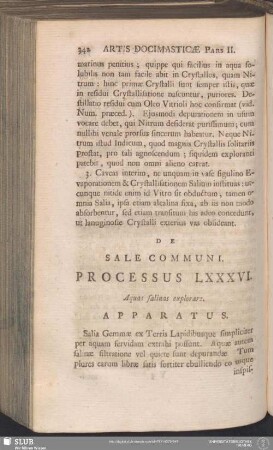De Sale Communi [Processus LXXXVI]