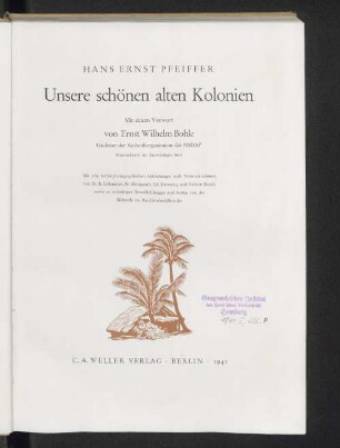 Unsere schönen alten Kolonien