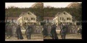 Soldaten vor der Sommerresidenz des Königs Nikola I., Rijeka