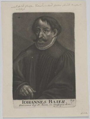Bildnis des Johannes Baier