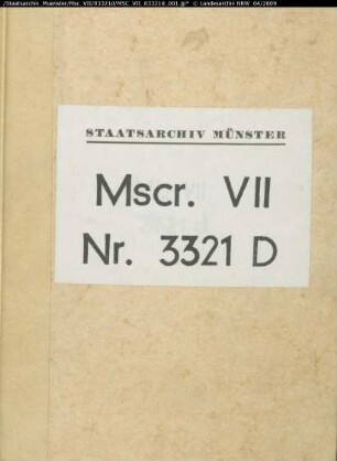 Einkünfteregister der Abtei Herford