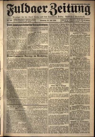 Ausgabe vom Dienstag, den 24. Juli 1928.