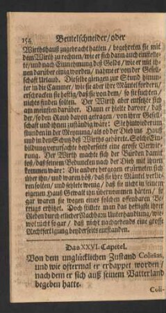 Das XXVI. Capitel.