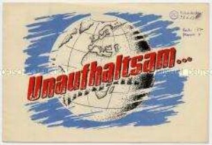 Illustrierte Propagandaschrift der DDR über die Ausbreitung des Sozialismus