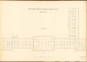 Kaiserin-Augusta-Gymnasium, Berlin-Charlottenburg: Grundriss DG 1:100