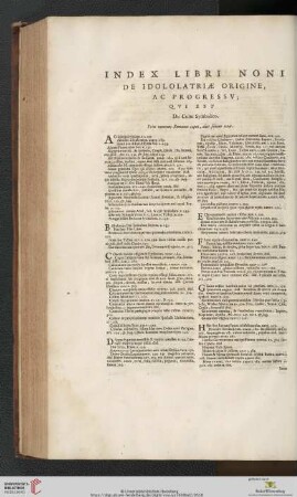 Index libri noni