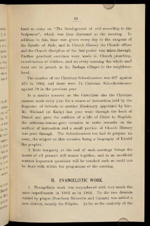 21-48, II. Evangelistic work