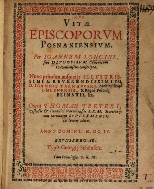 Vitae Episcoporum Posnaniensium