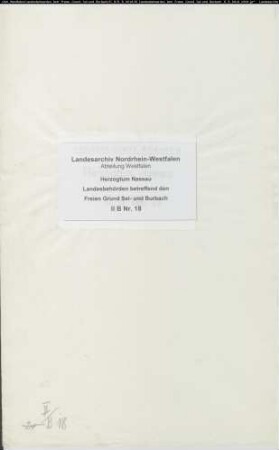 Gesuch der Gemeinden des Hickengrundes um Erlass rückständiger Dienstgelder