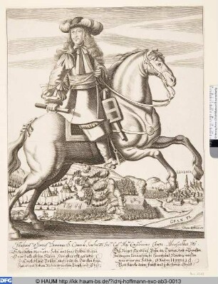 Ludwig Raduit Graf de Souches zu Pferde