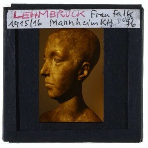 Lehmbruck, Porträtkopf Adèle Falk