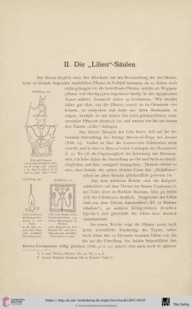 II. Die „Lilien" - Säulen