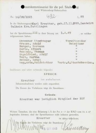 Kreutter, Karl
