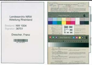 Entnazifizierung Franz Drescher , geb. 22.01.1901 (Angestellter)