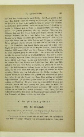 ff. Belgien und Holland