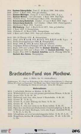 Bracteaten-Fund von Mochow (Nr. 3018-3104)