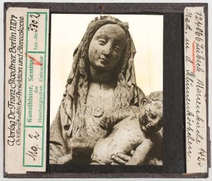 Lübeck, Marienkirche: Madonna mit dem Blumenkörbchen. 1420 (Stoedtner-Nr. 124066)