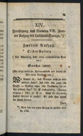 13-49, XIV. Fortsetzung des Numero VIII.