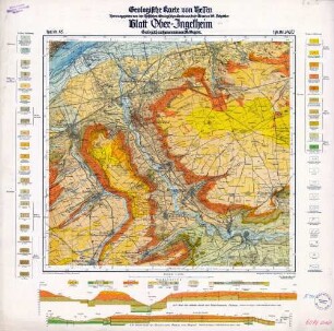 Hess. Nr. 45 [6014] Ober-Ingelheim, Geologische Karte von Hessen