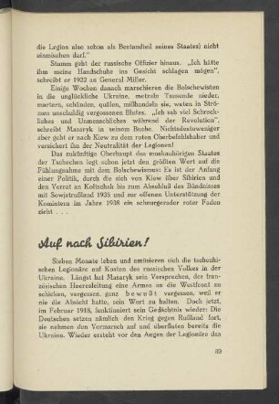Auf nach Sibirien!