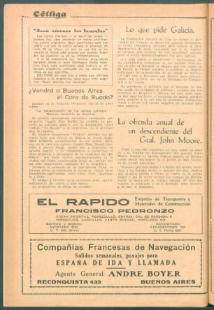 Lo que pide Galicia.