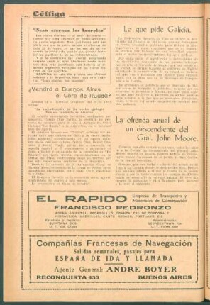 Lo que pide Galicia.