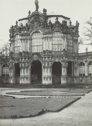 Dresden, Zwinger : Dresden-Altstadt, Zwinger. Wallpavillon