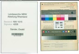 Entnazifizierung Ewald Sander , geb. 02.08.1905 (Angestellter)