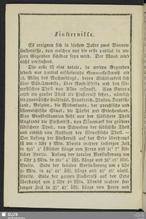 Finsternisse