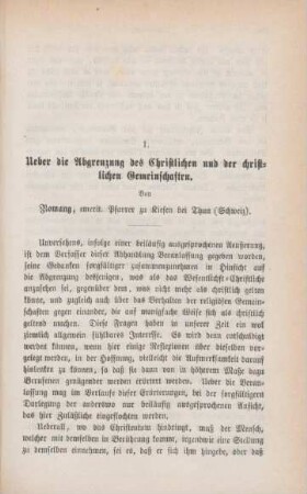 395-450 Ueber die Abgrenzung des Christlichen und der christlichen Gemeinschaften