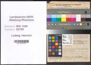 Entnazifizierung Heinrich Ludwig , geb. 09.08.1905 (Maurer)