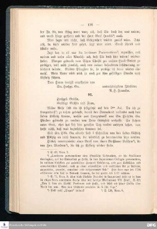 Brief von August Hermann Francke an Maria Eleonore Emilia v. Reuß-Köstritz.