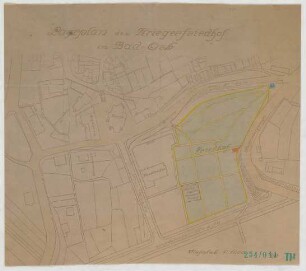 Fischer, Theodor; Bad Orb; Grab Adt - Lageplan