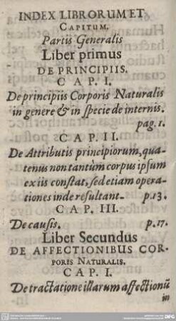 INDEX LIBRORUM ET CAPITUM.