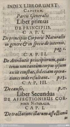 INDEX LIBRORUM ET CAPITUM.