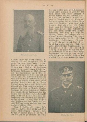 Großadmiral von Tirpitz. Admiral Graf Spee.