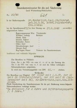 Wunderlich, Paul, Dr.