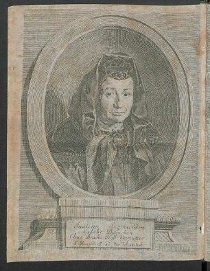 Justina Sigmunden, gebohr . Ditrichin