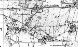 Göda-Preske. Meßtischblatt, Sekt. Bautzen, Nr. 4852